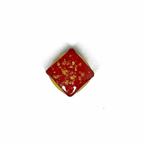 Red Color Square Fancy Buttons Set Of 10 | Square Fancy Buttons Set Of 10 | Red Color | Fancy Button | Buttons | Art Craft | Decoration | Festivals | Jewellery Making | Jewellery | Project | Diy | Essentials | Craft Shop India