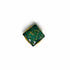 Green Color Square Fancy Buttons Set Of 10