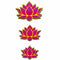 3 Different Sizes Pink Lotus Flower Set of 18