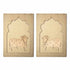 Jharokha With Cow Mdf Cutout 13 inches