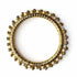 3 Inches Golden Color Gota & Beads Ring Set Of 10