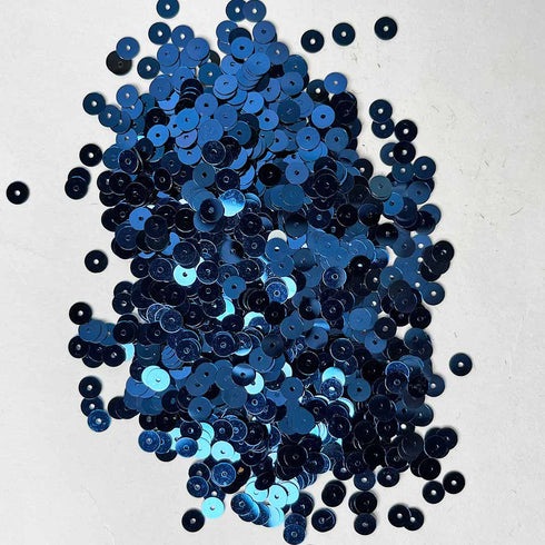 Solid Blue Color Circular Sequins / Shaker