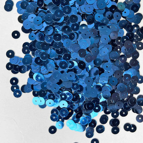 Solid Blue Color Circular Sequins / Shaker