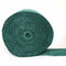 Dark Green Color Natural Burlap Fabric Jute Roll Ribbon 5mtrs