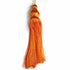 10 Inch Orange Color Matka Tassel Set Of 4