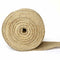 Beige Color Natural Burlap Fabric Jute Roll Ribbon 5mtrs