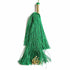 Big Size Green Color & Golden Beads Hanging/Tassels Pack Of 6