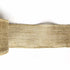 Beige Color Natural Burlap Fabric Jute Roll Ribbon 5mtrs