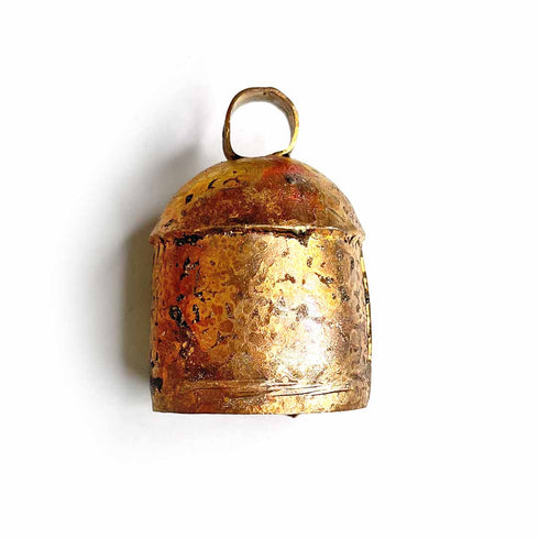 Kutch Copper Bells 5 Inches Set of 2
