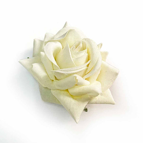 White Color Artificial Rose Flower Set Of 6
