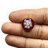 Dark Maroon Color With White Beads Flower Round Shape Fancy Buttons Set Of 10
