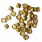Golden Color Square Shape Fancy Buttons Set Of 10