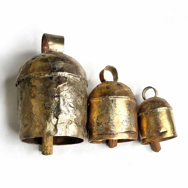 Kutch Copper Bells Set of 3 | Kutch Copper Bells | Copper Bells | Kutch Bells | craft shop india | Art Craft | Craft | Decoration | Decoration Essential | Home Deacor | craft shop india | india craft shop