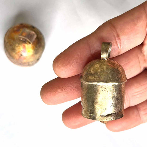 Kutch Copper Bells 1 Inches Set of 2