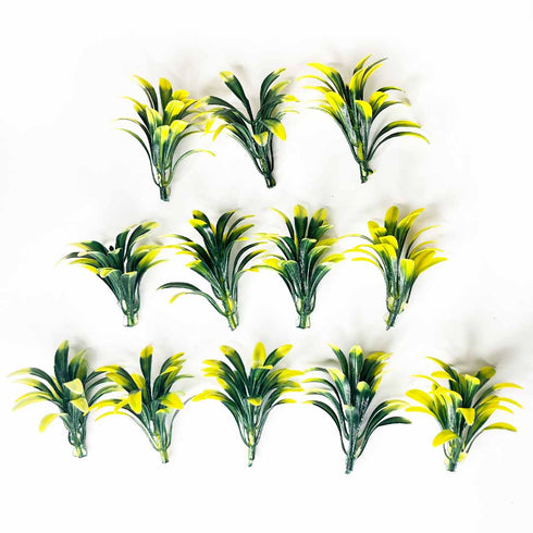 Dark Green Color Leaf Bunch Set Of 12