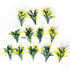Dark Green Color Leaf Bunch Set Of 12