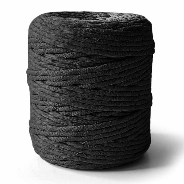 Black - 4 mm Single Strand Macrame Cord | macrame Cord | cord | Craft Store | Art Craft | collection | Projects | DIY | Craft | Craft Making | india carft shop | shop carft india | india craft shop