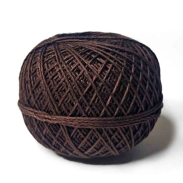 Coffee Brown Color | 3 Ply Crochet Thread Cotton Yarn for Knitting | Craft Making | Art | Art Craft | Craft Store | Craft Shop india | india craft shop | shop craft | craft shop india