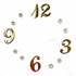 Golden Color & Jarkan Luxury Wall Clock Numbers