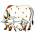 Pichwai Cow with Calf Mdf 5 IN