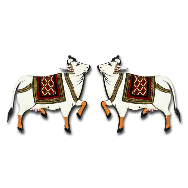 Decorative Pichwai Cow | Pichwai Cow | Pichwai | Cow with MDF | MDF Cow 5 Inches | Home Decoration | Art Craft | Craft Shop India | Pichwai Collection | Online Craft | Craft Shop India