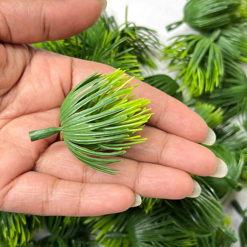 Pine Needles Green Color Leafs Pack Of 25