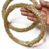 7 Inches Golden Gota Ring Set Of 6
