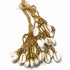 kaudi Shell tassels | Golden Beads tassels | Tassels Pack of 6 | Decoration Making | Craft Making | Pichwai Art | Pichwai Collection | latkan | Hanging Tassels | Craft Shop India