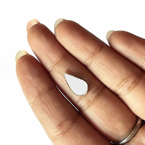 Drop Shape | Mirror Pack Of 50 | Mirror | Drop Shape Mirror | Art Craft | Online Craft | Hobby Craft | Craft Material | Craft Shop India | Craft Store Online | Handemade | Indian decoration | Craft Making | Project Making | Wedding Decoration