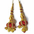 Maroon Silk | Thread Ethnic Work | Latkan | Hanging Set of 2 | Cones With Beads latkan | Hanging Beads | Hanging Latkan | Art Craft | Online Craft | Hobby Craft | Craft Material | Craft Shop India | Craft Store Online