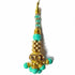 Firozi Color Glass Beads | Jarkan Work Latkan | Latkan Hanging | Hanging Latkan Set of 2 | jarkan Work | Beads | Light Green Color Beads | Glass Beads | jarkan Work latkan Hanging | Hanging Set of 2 | Cones With Beads latkan | Hanging Beads | Hanging Latkan | Set of 2 Hanging Latkan | Art Craft | Online Craft | Hobby Craft | Craft Material | Craft Shop India | Craft Store Online