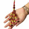 Maroon Color Resham Thread Cones With Beads Latkan Hanging Set Of 2 | Maroon Color Resham Thread | Cones With Beads latkan | Hanging Beads | Hanging Latkan | Set of 2 Hanging Latkan | Art Craft | Online Craft | Hobby Craft | Craft Material | Craft Shop India | Craft Store Online