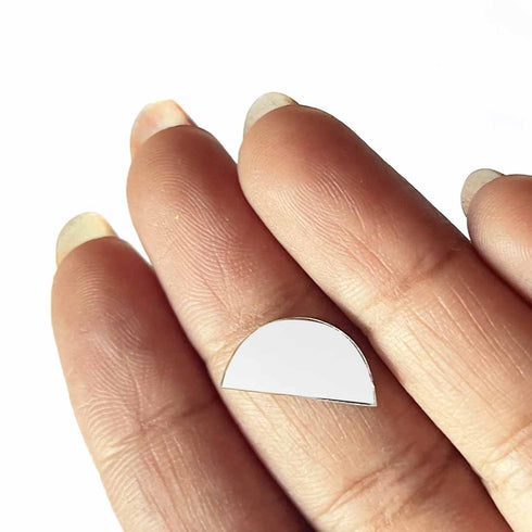 Semi Circle Mirror Pack Of 50 Gram -Design 1