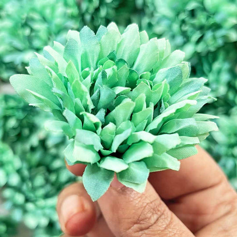 Green Color Dahlia Flower Pack Of 10 (6cm)