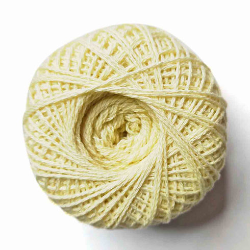 Cream Color 3 Ply Crochet Thread Cotton Yarn for Knitting & Craft Making
