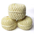 Cream Color 3 Ply Crochet Thread Cotton Yarn for Knitting & Craft Making