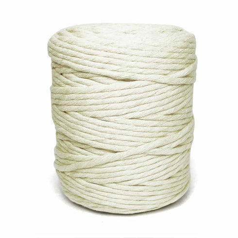 Cream - 4 mm Single Strand Macrame Cord