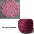 Dark Maroon 3 PLY Premium Knitting Crochet Cotton Thread Balls for Knitting, Weaving, Embroidery and Craft Making
