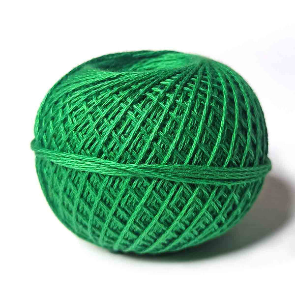Green Color 3 Ply Crochet Thread Cotton Yarn for Knitting & Craft Making | craft shop india | india craft shop | shop craft