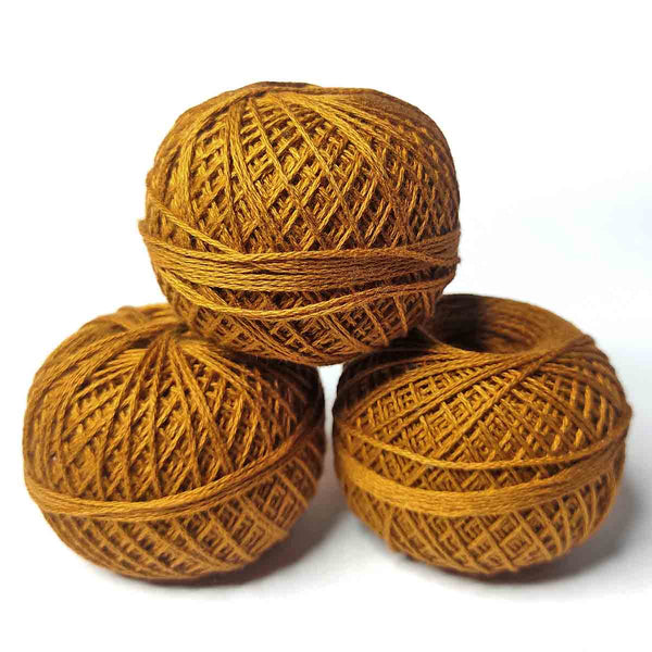 Mustards Yellow Color | 3 Ply Crochet Thread | Cotton Yarn | Knitting | Craft Making | Craft Shop India | Art Craft