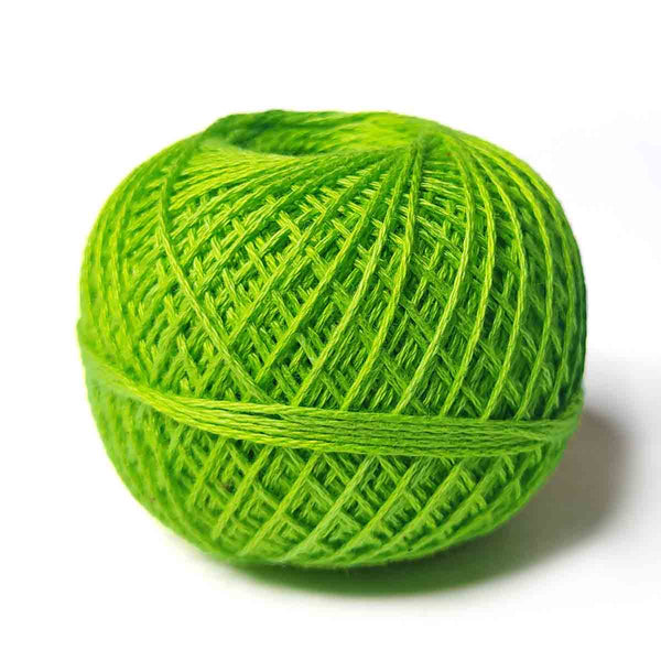 Parrot Green | 3 Ply Crochet Thread | Cotton Yarn | Knitting | Craft Making | Craft Store Online | Craft Shop India