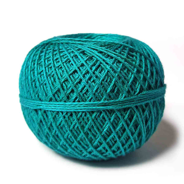 Teal Blue Color 3 Ply Crochet Thread Cotton Yarn for Knitting & Craft Making | Teal Blue Chrochet | Crochet Thread Cotton | Cotton Yarn | Knitting | Craft Making | Craft Art | Craft Shop India | Online Craft Store