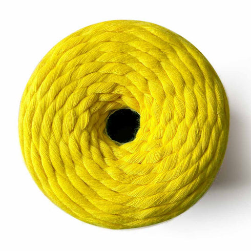 Yellow - 4 mm Single Strand Macrame Cord