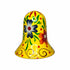Yellow Color Big Size Handpainted Bells (Set Of 2)