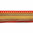 Orange & Golden Zari Color Weaving Border 1.5 Inch- ( 5 mtr )