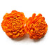 Orange Sola Wood Flower Pack of 10