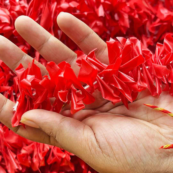 Red Color Artificial Gajra Set of 2 | Artificial Gajra | Gajra | Red Color Gajra | Craft Shop India | Art Craft | Collection