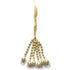 Cream Color Big Beads Tassel Pack of 5