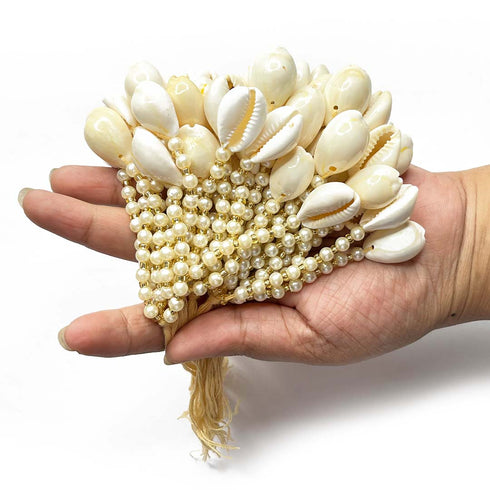Kaudi Shell & Beads Tassel Pack Of 5