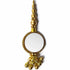 Golden Color Work With Mirror Ethnic Style Latkan Hanging Set Of 2